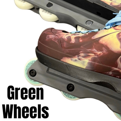 Them 909 Brain Dead Skate w Black Soul and Grey Frames (Medium Only with varying wheel options) - CLEARANCE