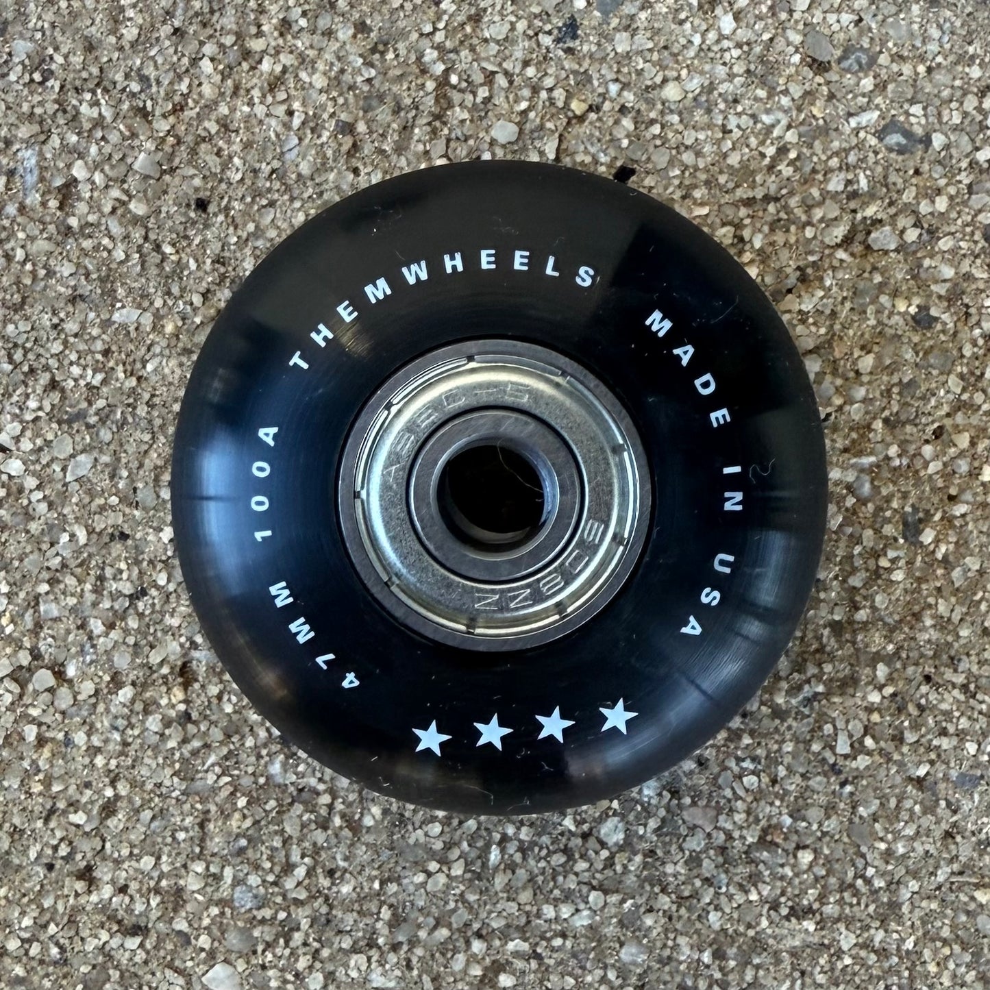 Them Stock Team Antirocker with ABEC 5 Bearings (4 pack) - Black - Made in China (Copy) - Oak City Inline Skate Shop