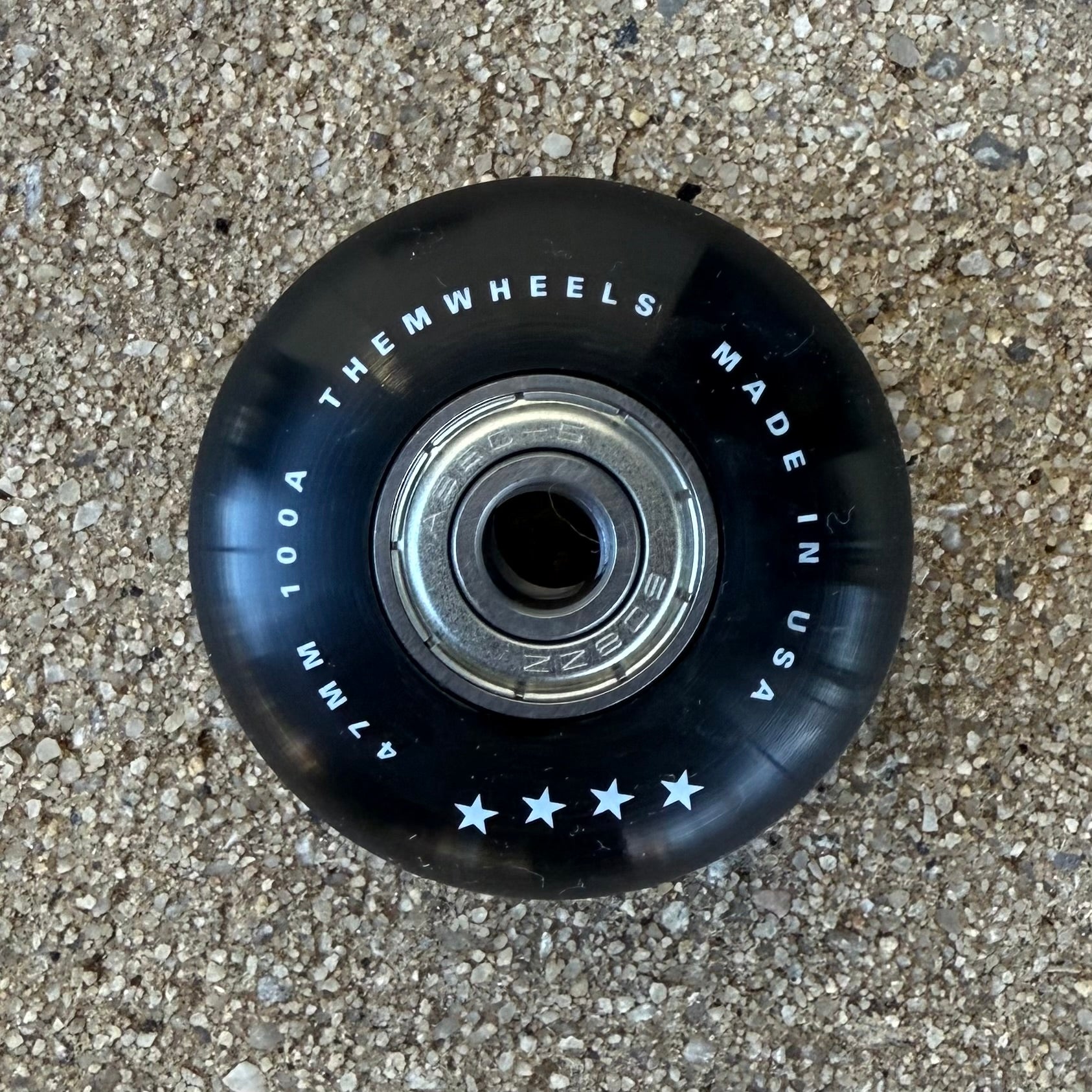 Them Stock Team Antirocker with ABEC 5 Bearings (4 pack) - Black - Made in China (Copy) - Oak City Inline Skate Shop