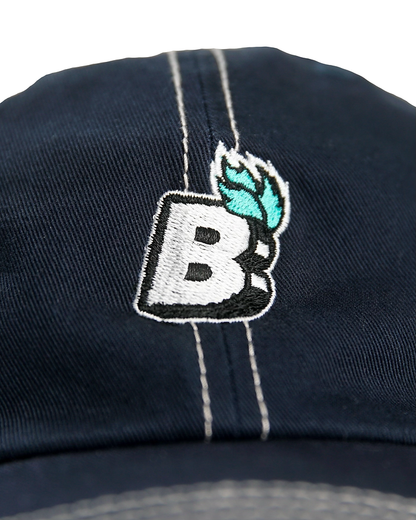 Bacemint Navy Contrast Hat
