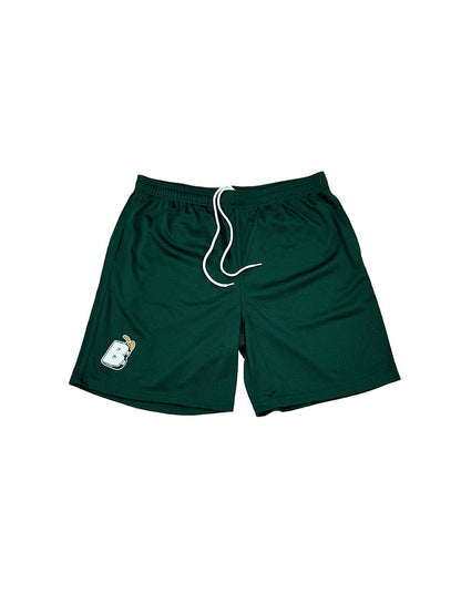 Bacemint Moss Green Mesh PE Shorts