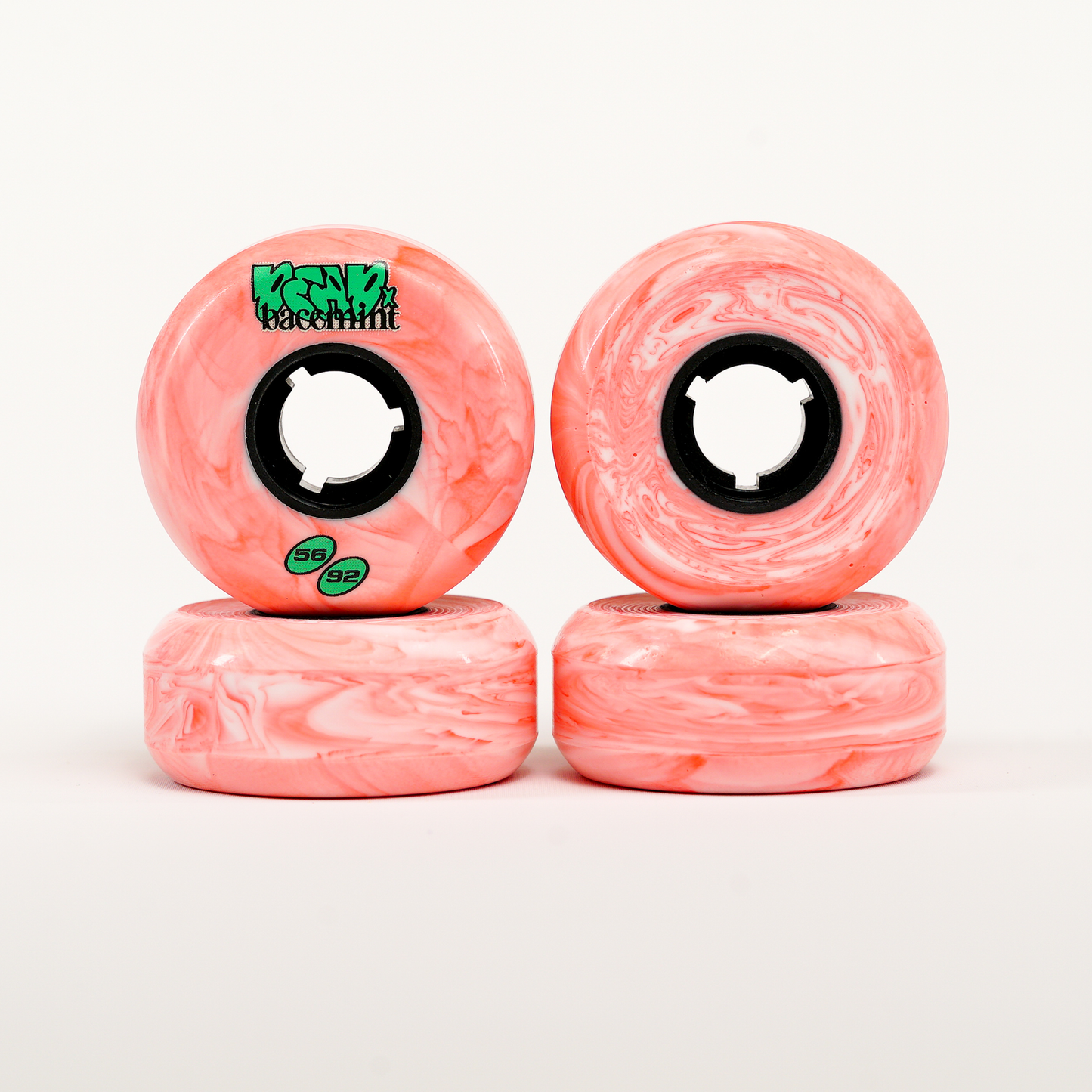 Bacemint x Dead Wheels - 56mm 92a (Swirl Pink)