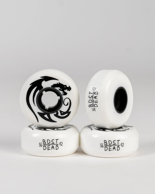 Dead x Black Dragon Skate Team 56mm 92a wheels - 4pk