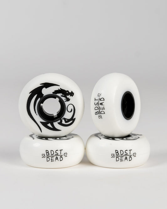 Dead x Black Dragon Skate Team 58mm 92a wheels - 4pk