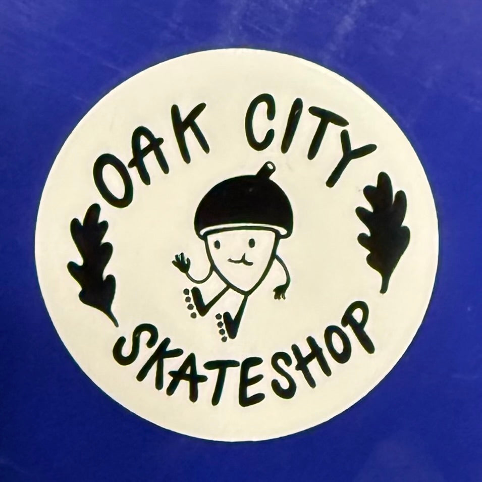 Oak City Inline Skate Shop Acorn Sticker