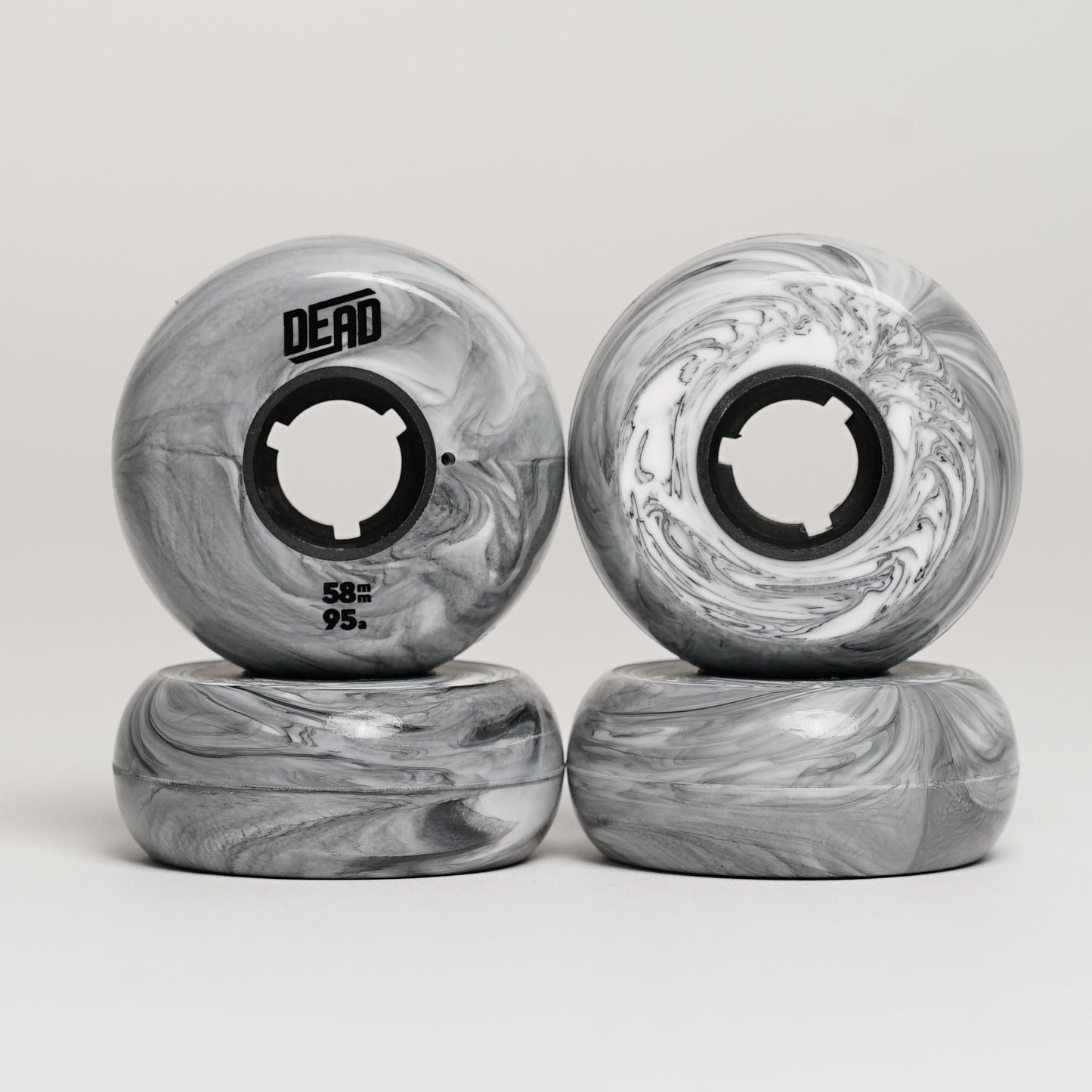 Dead Wheel 58mm 95a (Grey Marbled)