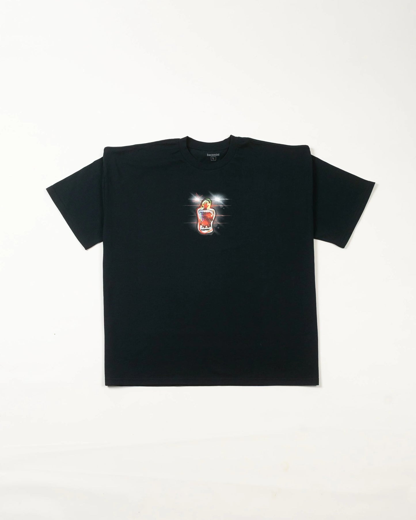 Bacemint Fangs - Dark Navy Tee - Oak City Inline Skate Shop