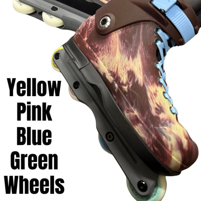 Them 909 Brain Dead Skate w Black Soul and Grey Frames (Medium Only with varying wheel options) - CLEARANCE