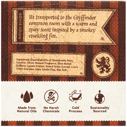 Dr Squatch Soap - Hogwarts House: Gryffindor