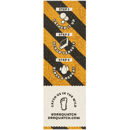 Dr Squatch Soap - Hogwarts House: Hufflepuff