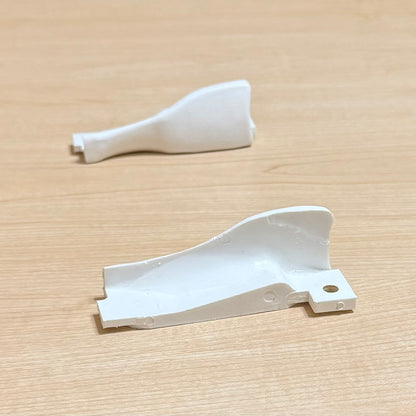 Razors Cult Stock Backslide Plates (White) - No Hardware