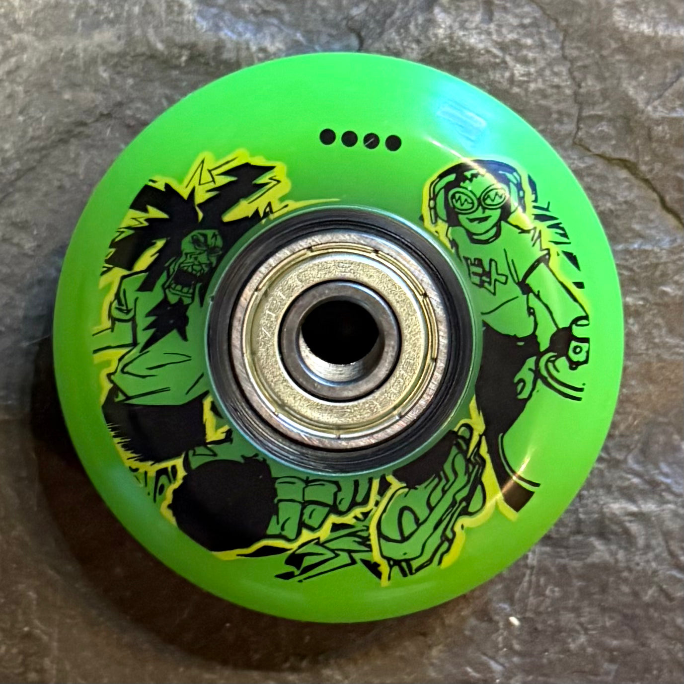 Them Jet Set Wheel 58mm with ABEC 5 Bearing (4 pack)