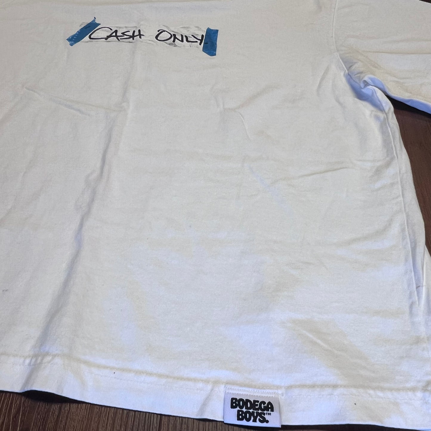 Bodega Boys Cash Only White (Boxy Fit)