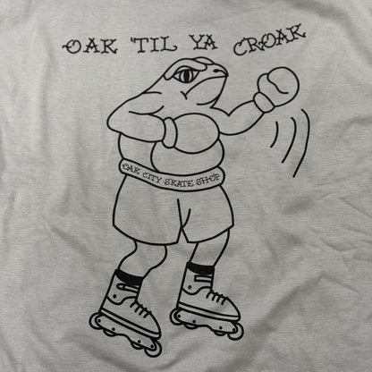 Oak City Inline Skate Shop - Frog Tee - Grey