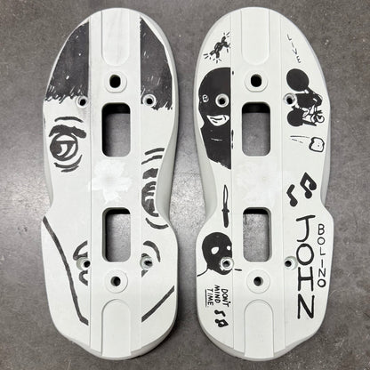 Mesmer John Bolino Stock Soul Plate (WHITE) - No Hardware