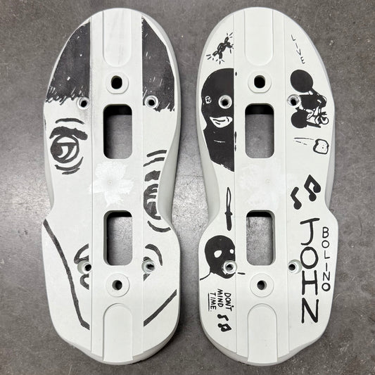 Mesmer John Bolino Stock Soul Plate (WHITE) - No Hardware