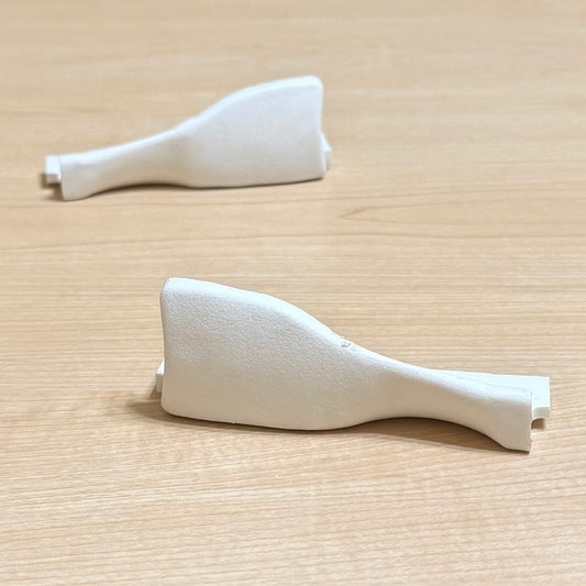 Razors Cult Stock Backslide Plates (White) - No Hardware