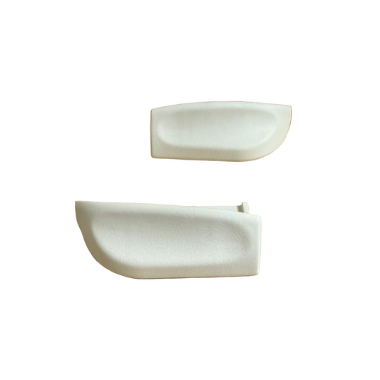 No Match - Razors SL Sliders White (REAR ONLY) 8/9us