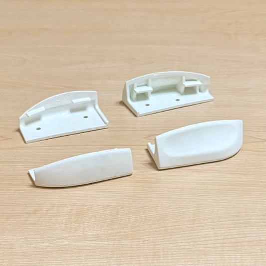STOCK Razors SL sliders (White) - No Hardware