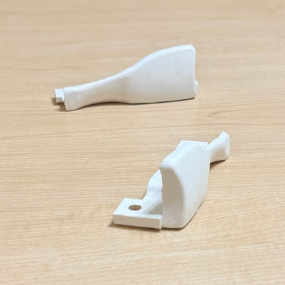 Razors Cult Stock Backslide Plates (White) - No Hardware