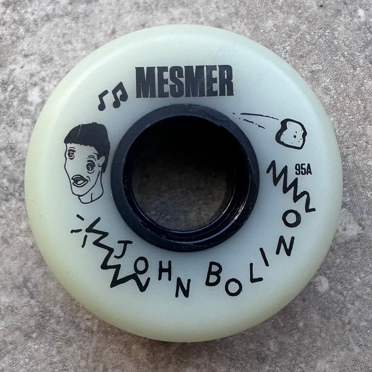 Mesmer Bolino Stock Wheel 60mm 95a *Yellowed Urethane*