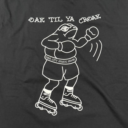 Oak City Inline Skate Shop - Frog Tee - Black