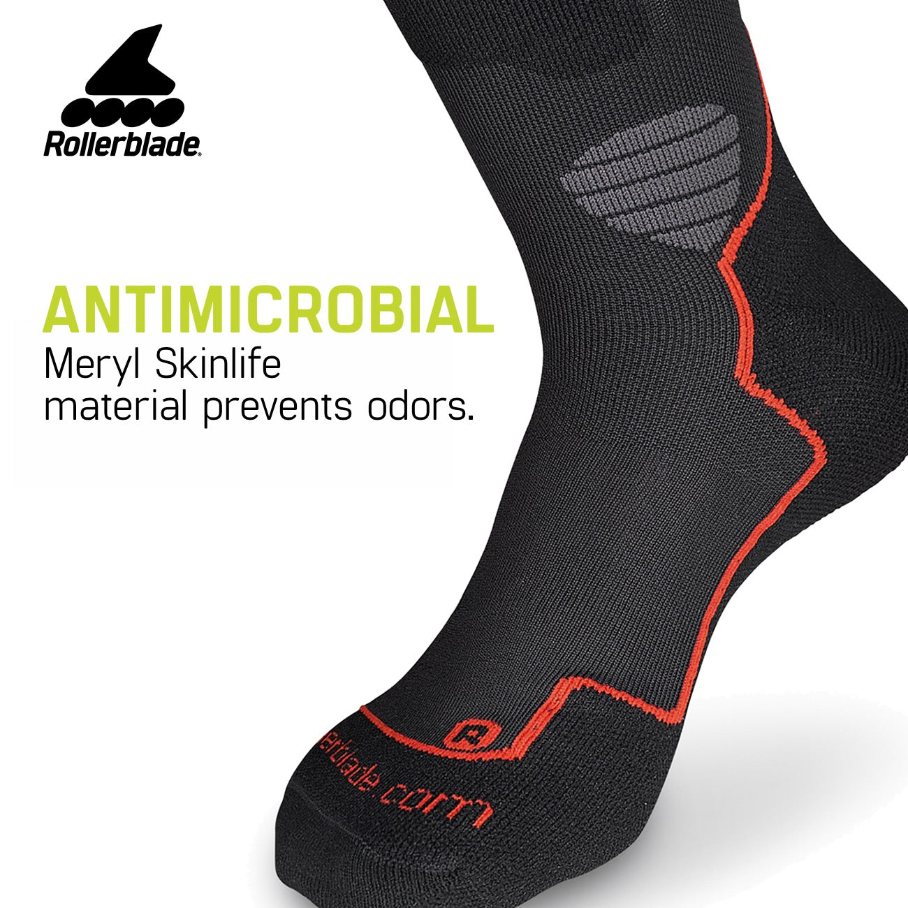 Rollerblade High Performance Socks - (XL: 13-15us)