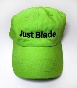 One Magazine - Hi-Viz Dad Hat "JUST BLADE" - Green