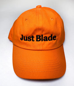 One Magazine - Hi-Viz Dad Hat "JUST BLADE" - Orange