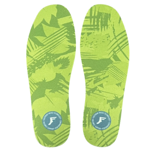 Footprint Insoles - Kingfoam Flat 3mm Green Camo (individual sizes)