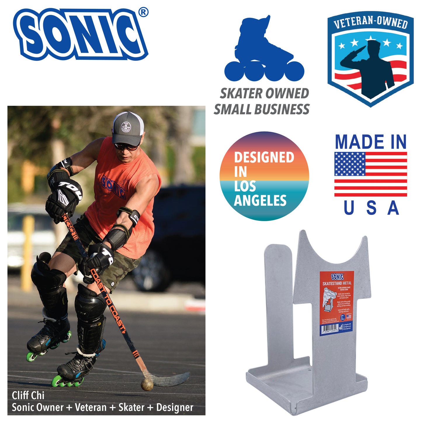 Sonic Metal Skate Stand