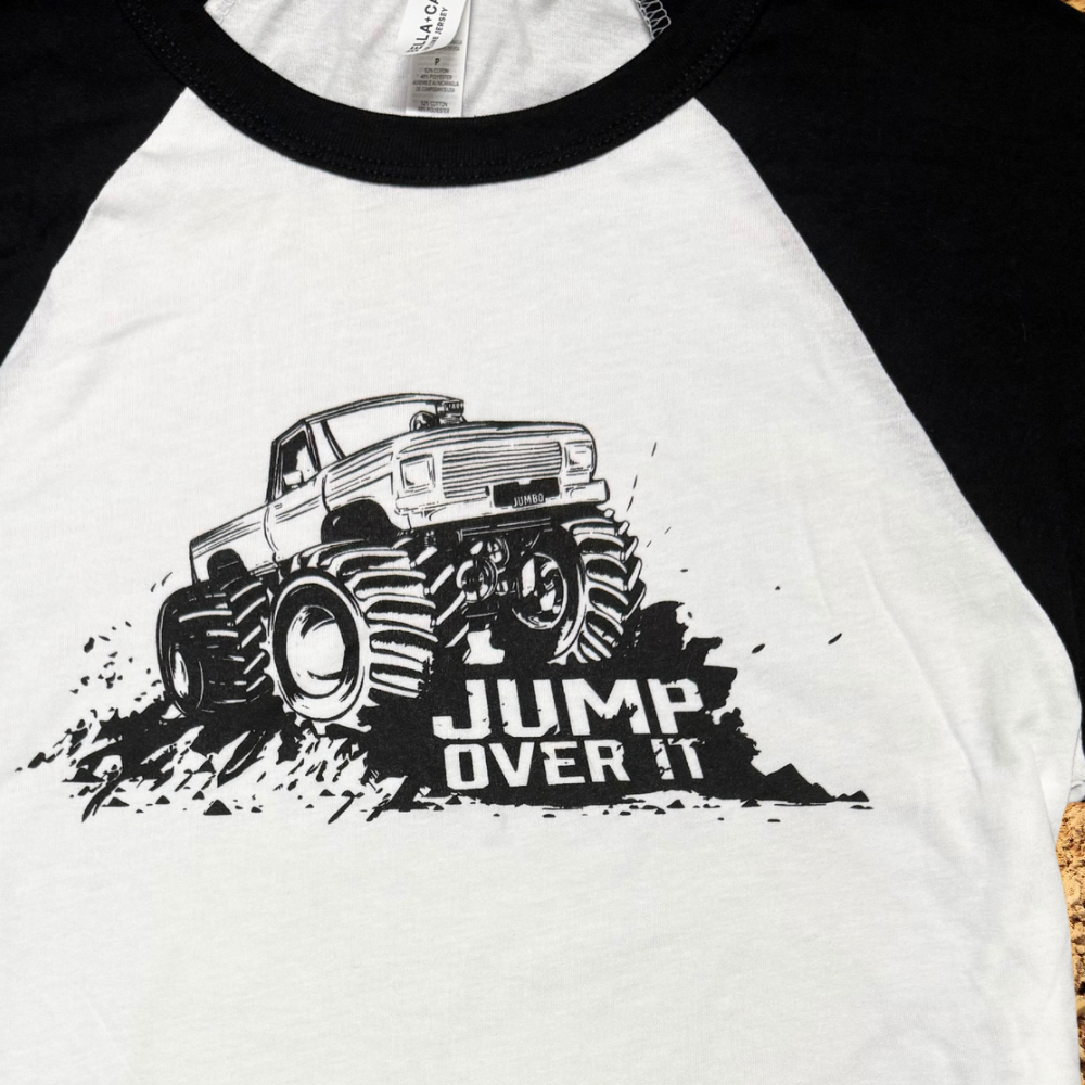 Jumbo - Jump Over It - 3/4 Sleeve Tee