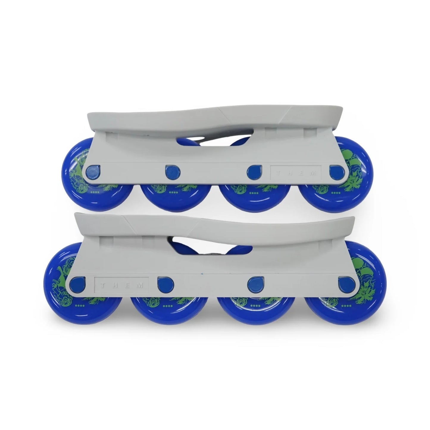 Them Jet Set Tubro 80mm Chassis (Complete) - Oak City Inline Skate Shop