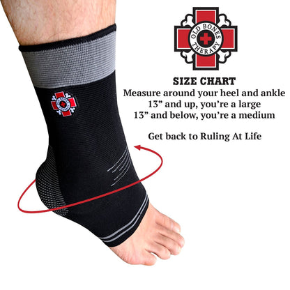 Old Bones Ankle Compression Sleeve - Oak City Inline Skate Shop