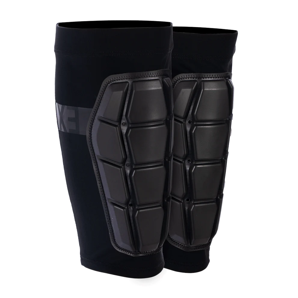 G-Form Pro-X3 Shin Guards - Gloss Black with White print