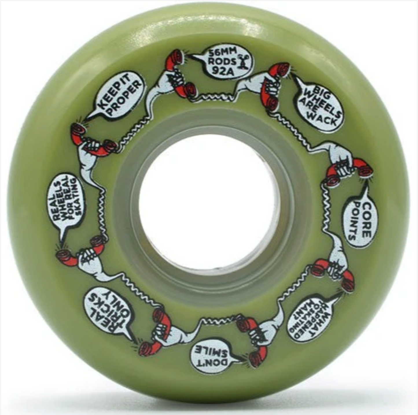 Mushroom Blading Wheels - MB Rods 56mm 92a