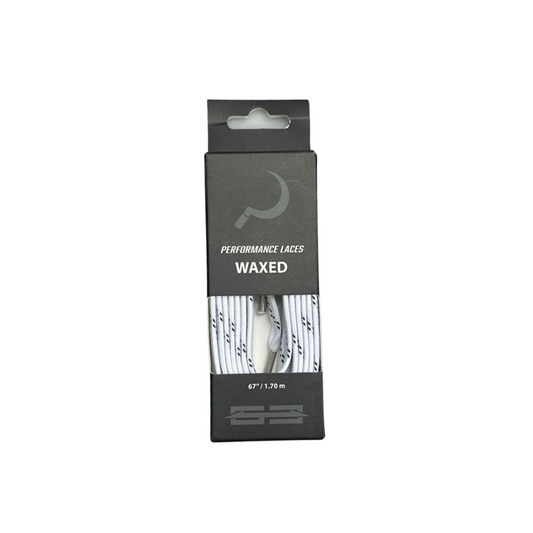Ground Control Performance Hockey Laces - White