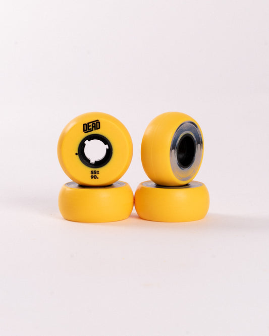 Dead Wheels - Yellow 55mm 90a