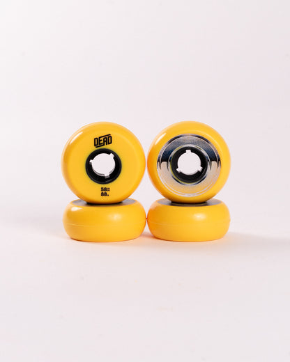 Dead Wheels - Yellow 58mm 88a
