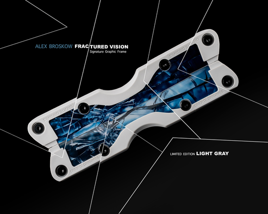 Create Originals - Fracture Vision - Alex Broskow Frames - LE Light Grey
