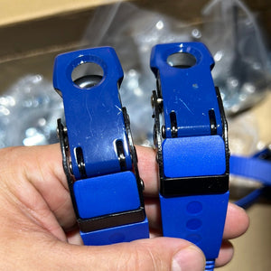 Them Clarks Blue Buckle/Strap Replacement Kit (No hardware) - slightly scratched