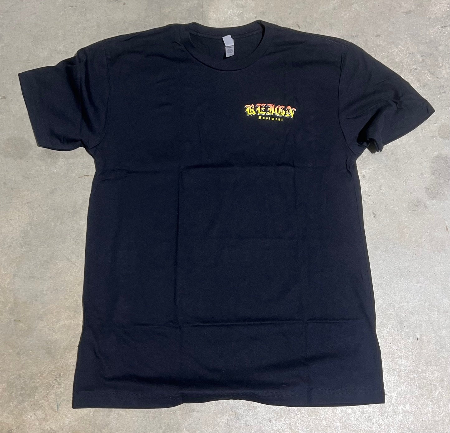 Reign Black Fire Tee (Medium) - CLEARANCE