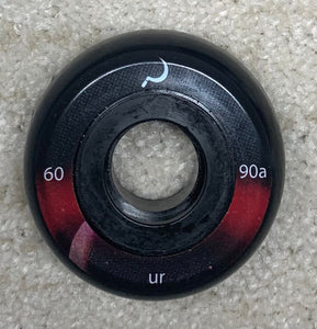 Ground Control Ultimate Rebound (UR) Wheel - 60mm, Black (4 pack)
