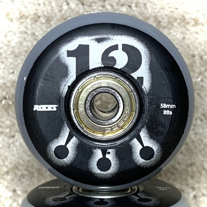 Roces Stock Buio M12 Wheel with Abec 5 Bearings