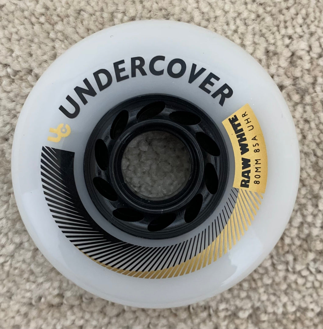 STOCK Undercover Raw White Wheel 80mm (4 pack)