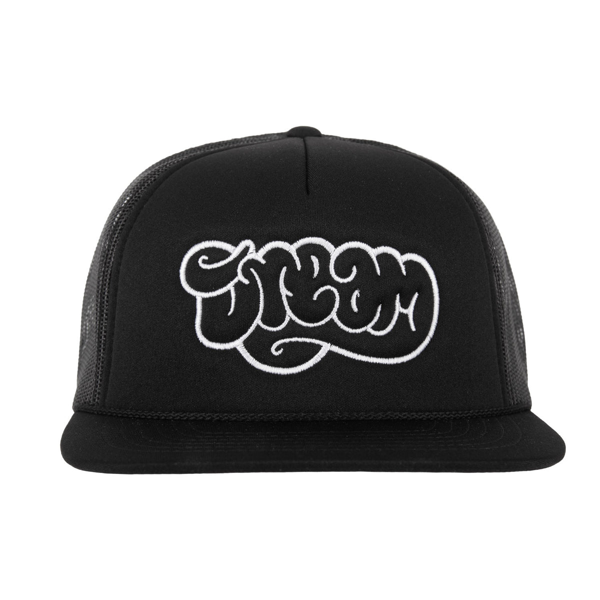 Dream Logo Trucker hat - Black - Silver Embroidery