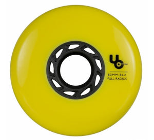 Undercover Team Wheel 80mm 86a - Yellow - Oak City Inline Skate Shop