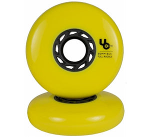 Undercover Team Wheel 80mm 86a - Yellow - Oak City Inline Skate Shop