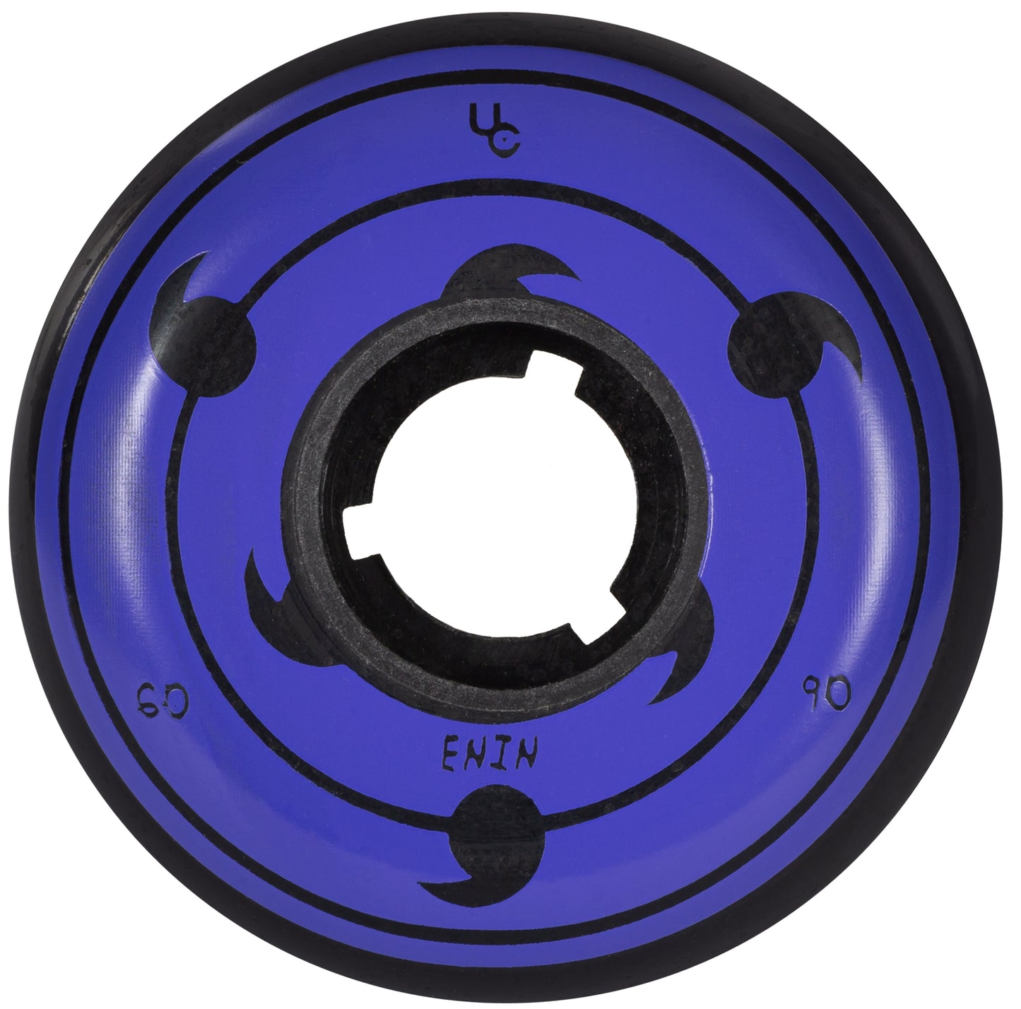 Undercover Enin TV Series Wheel 60mm 90a (Black Urethane w Purple Print)