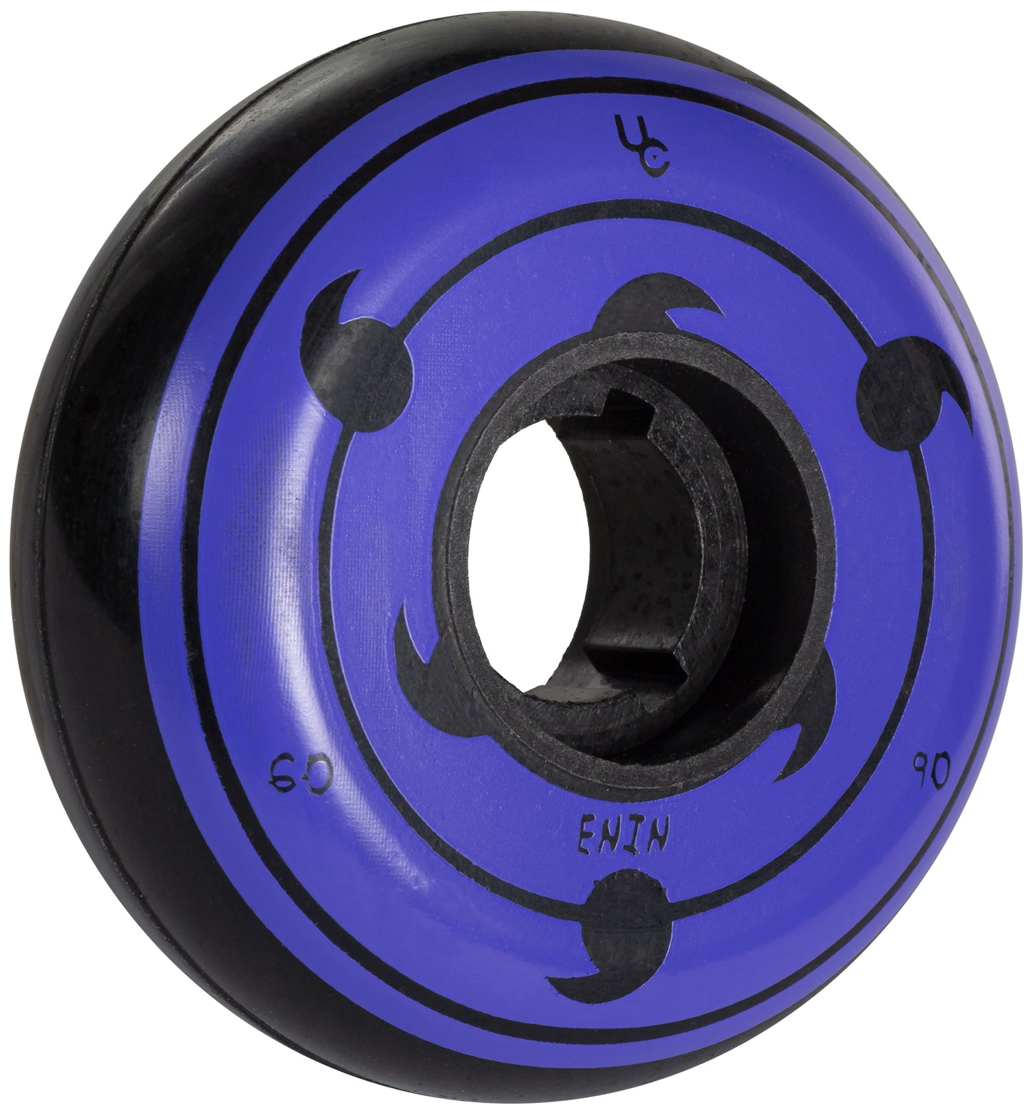 Undercover Enin TV Series Wheel 60mm 90a (Black Urethane w Purple Print)